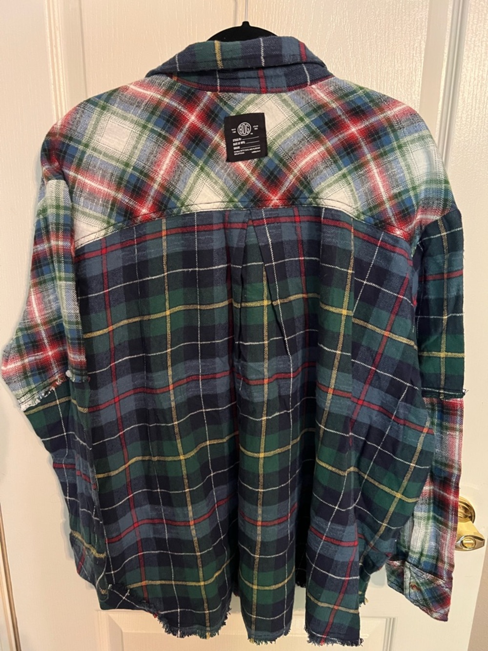 Urban Outfitters BDG One Way Or Another Plaid Flannel Buttondown NWT Size S - Picture 5 of 6